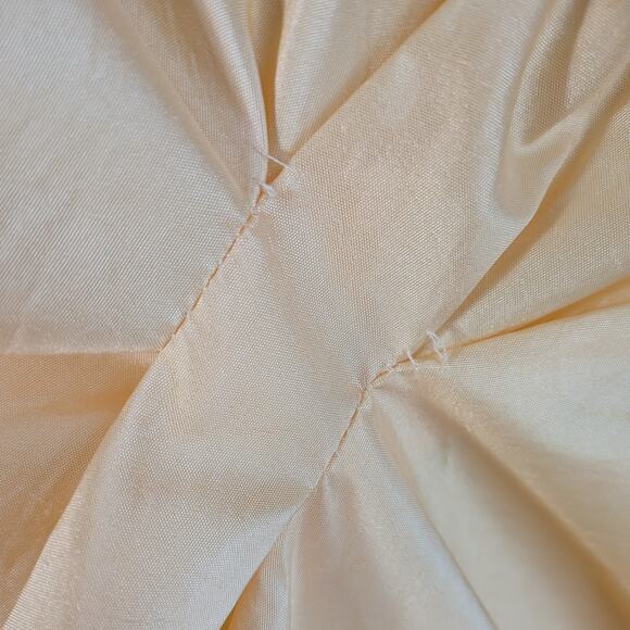 Vintage McClintock Prom Dress Maxi Ball Gown 4 Yellow Princess Belle 90s Fairy - Picture 10 of 12